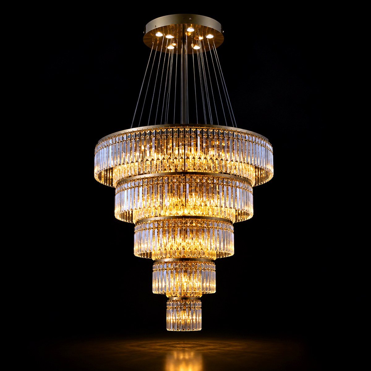 Crystal Cascade Chandelier