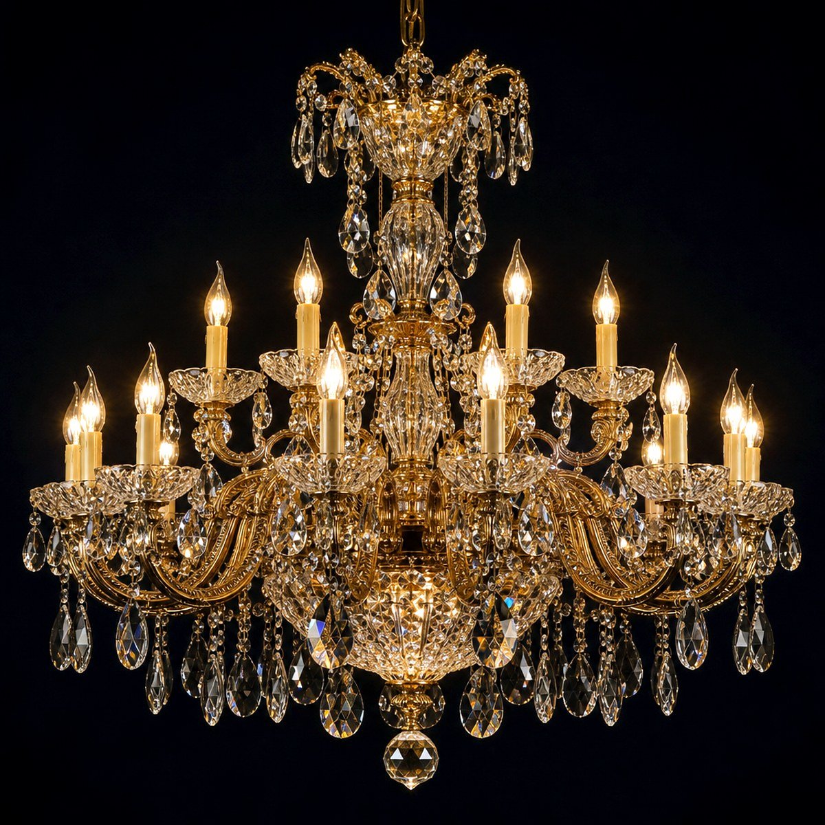 Grand Crystal Chandelier