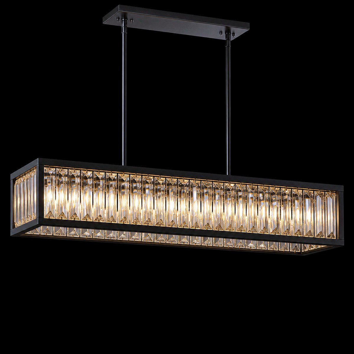 Linear Crystal Chandelier