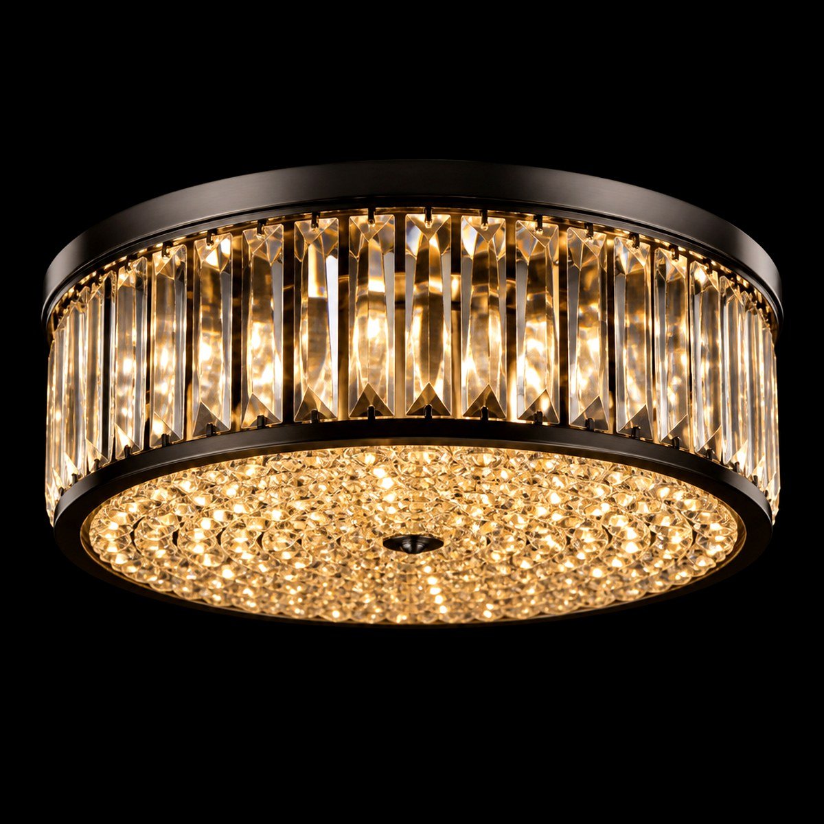 Drum Crystal Ceiling Light