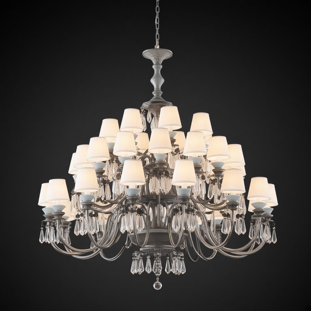ILEN Grand Candle Chandelier