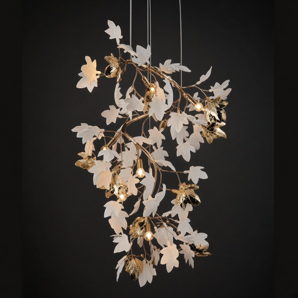 ILEN Vine Leaf Chandelier