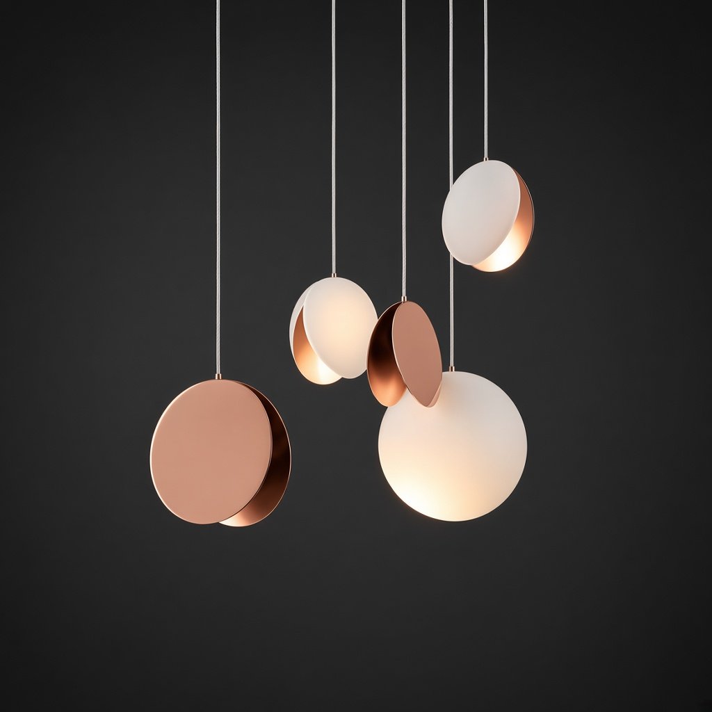 ILEN Copper Disc Pendant
