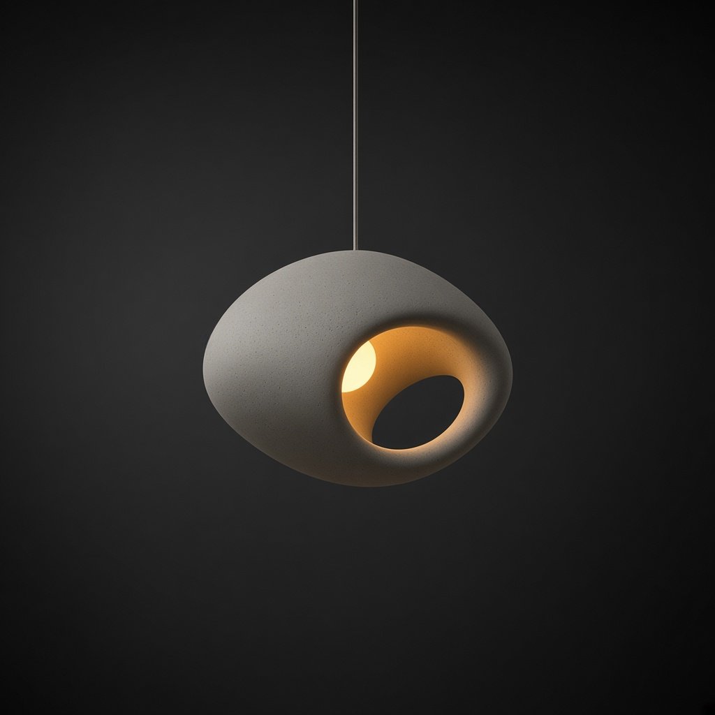 ILEN Pebble Grey Pendant