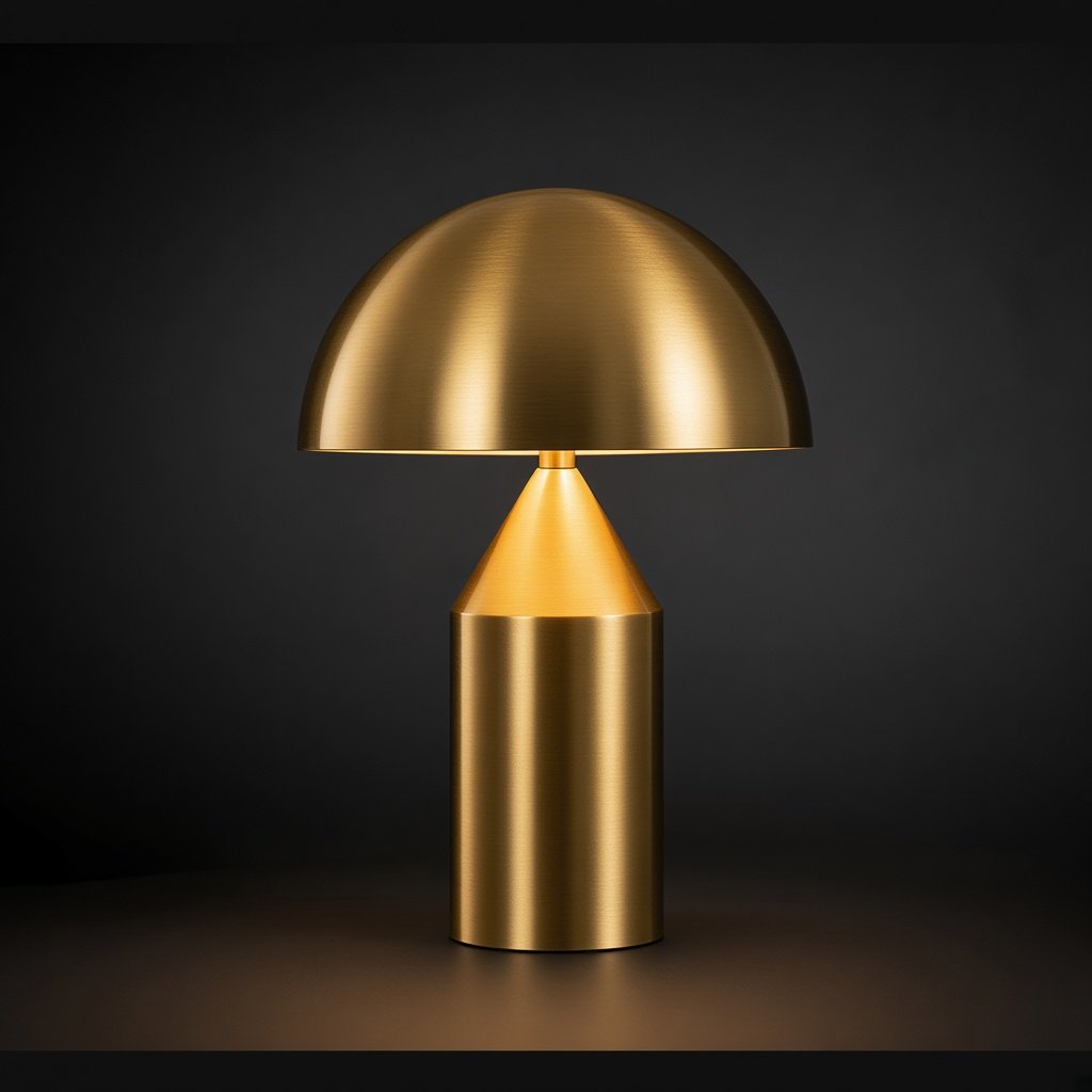 ILEN Dome Brass Table Lamp