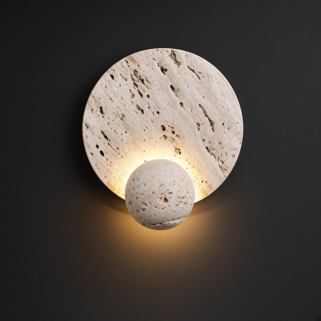 ILEN Travertine Wall Light