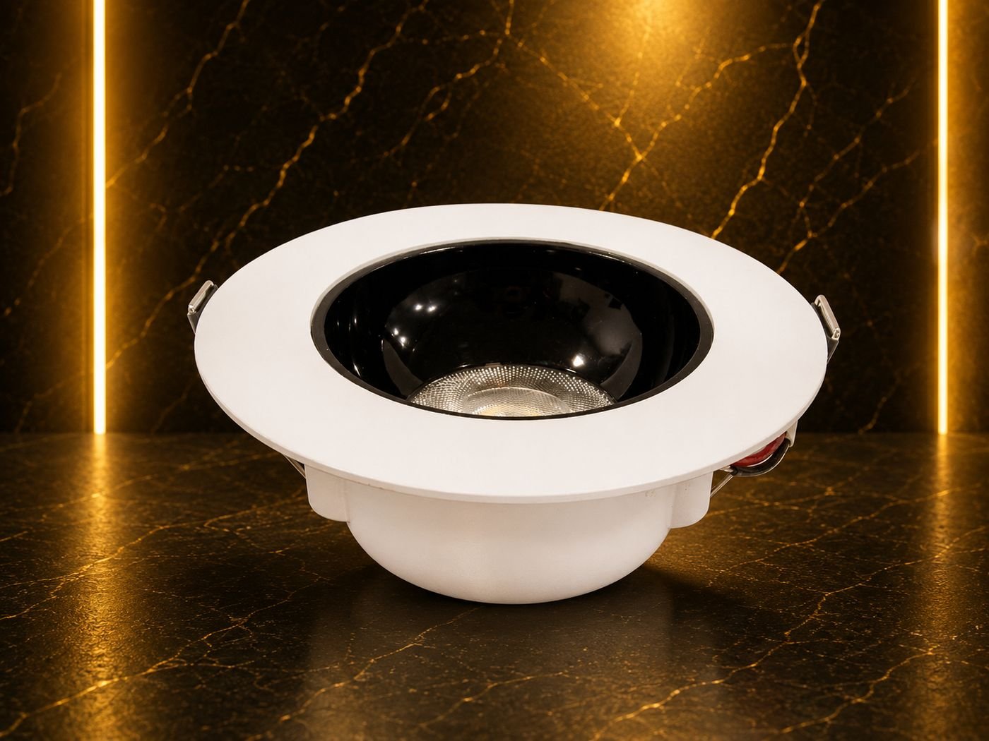 Glitter Downlighter (Black)